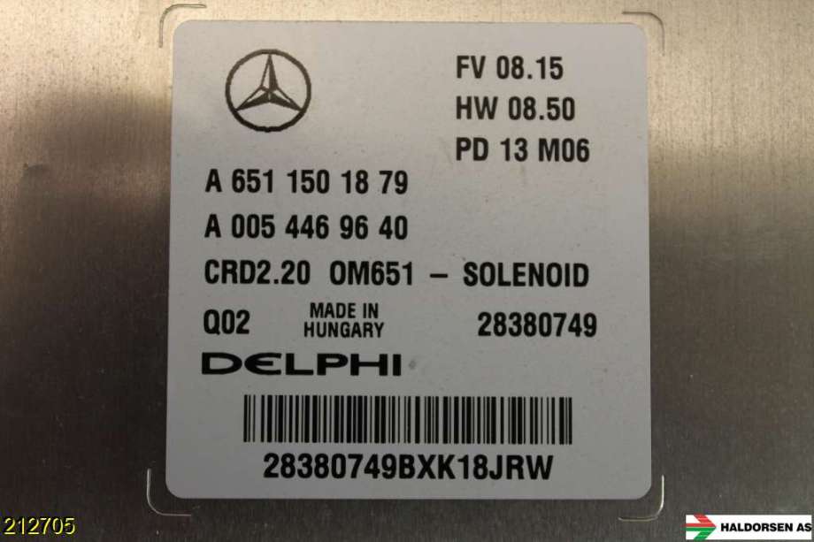 Styreenhet motor til Mercedes Vito/Viano 2010-2014 (Fase 2) (W639) (W639) (MERCEDES|A 651 900 93 02 80||A 651 150 18 79)