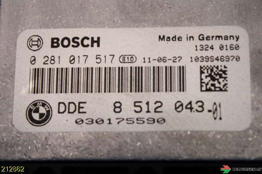 Styreenhet motor til BMW 3-Serie 2005-2011 (E90/E91/E92/E93) (E90/E91/E92/E93) (BMW|13 61 8 519 667|)