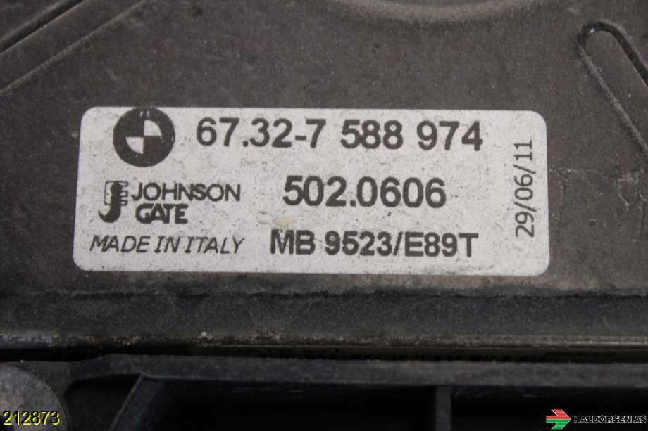 Kjølevifte til BMW 3-Serie 2005-2011 (E90/E91/E92/E93) (E90/E91/E92/E93) (BMW|17 42 8 506 668|)