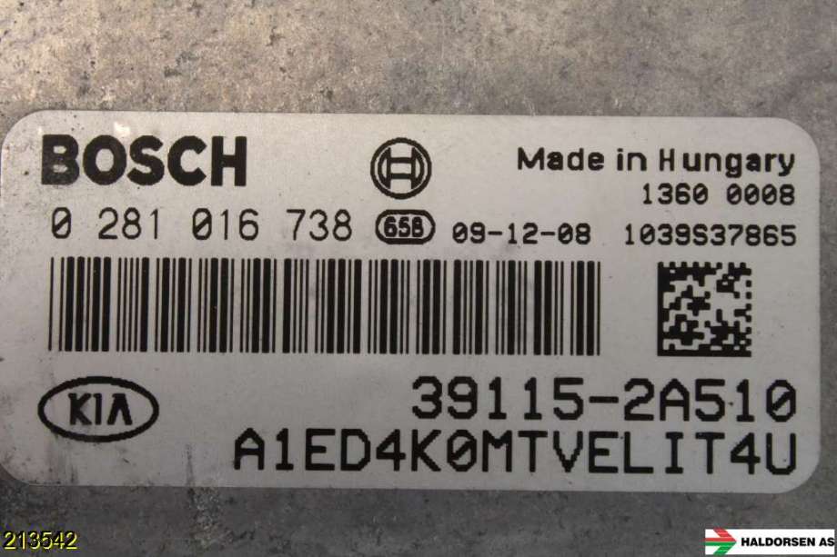 Styreenhet motor til Kia Cee