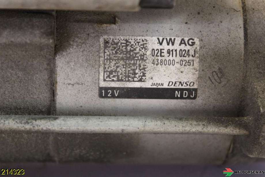 Starter diesel til VW Tiguan 2016-2020 (Type II, Fase 1)  (VOLKSWAGEN|02E 911 023 T|)