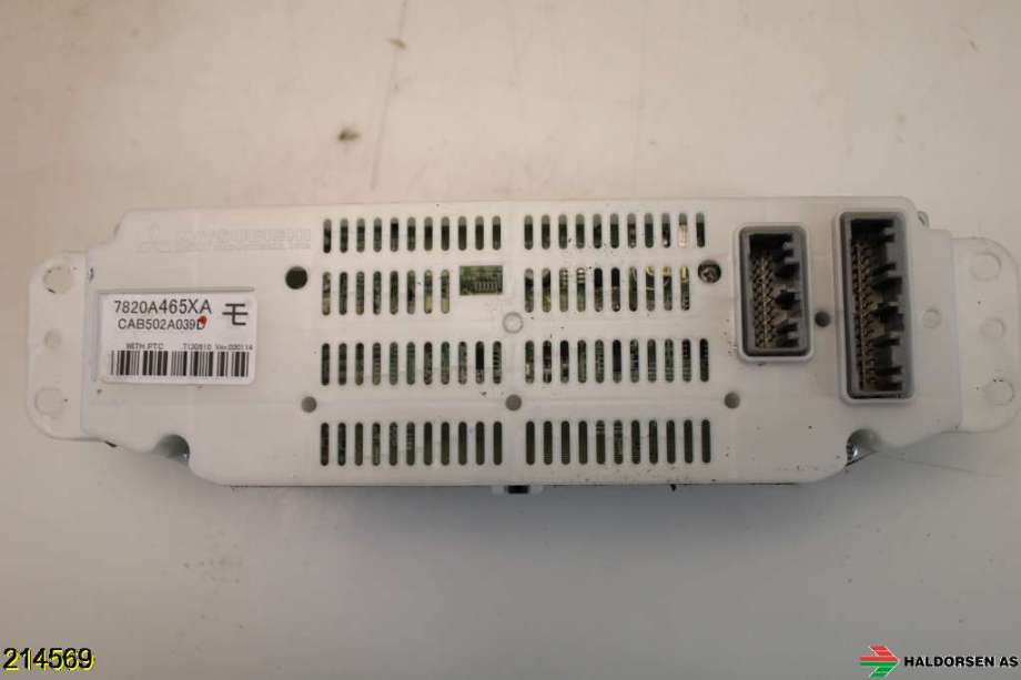 Varmeapparat betjening til Mitsubishi Outlander 2012-2015 (Type III, Fase 1)  (MITSUBISHI|7820A465XA|)