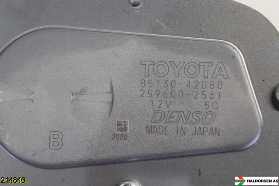 Viskermotor bakrute til Toyota RAV4 2013-2015 (Type IV, Fase 1)  (TOYOTA|85130-42080|)