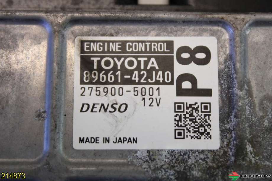 Styreenhet motor til Toyota RAV4 2013-2015 (Type IV, Fase 1)  (TOYOTA||89661-42J40)