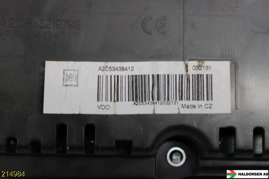 Instrumentpanel til VW Tiguan 2011-2016 (Type I, Fase 2) (VOLKSWAGEN|5N0 920 882 CX||5NO920 882C)
