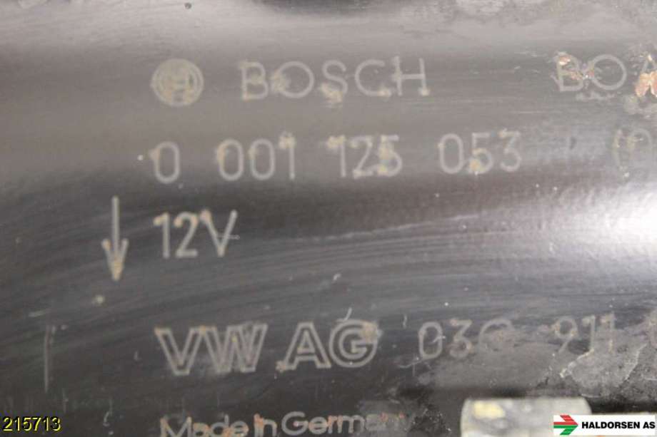 Starter diesel til Audi A4 2004-2008 (Type III) (B7) (B7) (AUDI|03G 911 023||0 001 125 053)