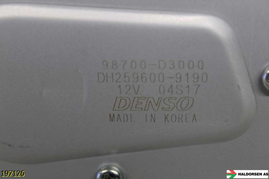 Viskermotor bakrute til Hyundai Tucson 2015-2020  (HYUNDAI|98700D 3000|)