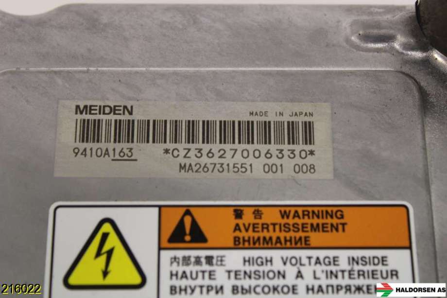 Inverter hybrid til Mitsubishi Outlander 2015-->> (Type III, Fase 2)  (MITSUBISHI|9410A165||9410A163)