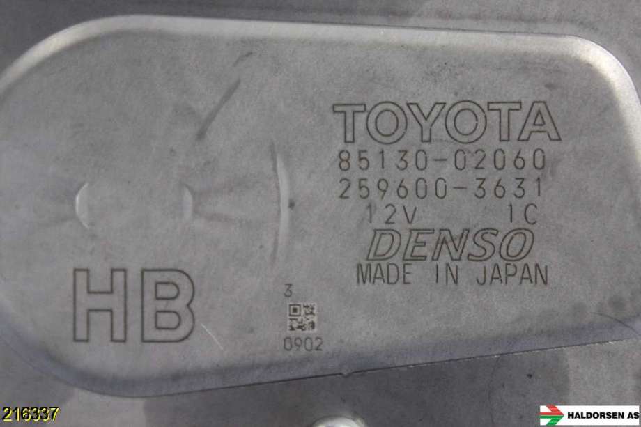 Viskermotor bakrute til Toyota Corolla 2019-->>  (TOYOTA|85130-02060|)