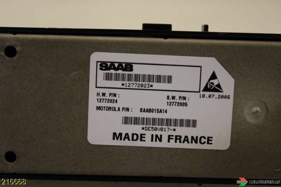 Bryter ruteheis til Saab 9-3 2003-2007 (Type II, Fase 1)  (SAAB|12772023|12772063)