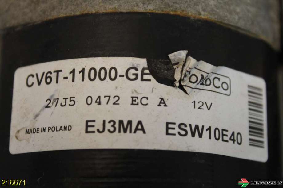 Starter til Ford C-Max 2015-2019 (Type II, Fase 2) (FORD||CV6T-11000-GE)