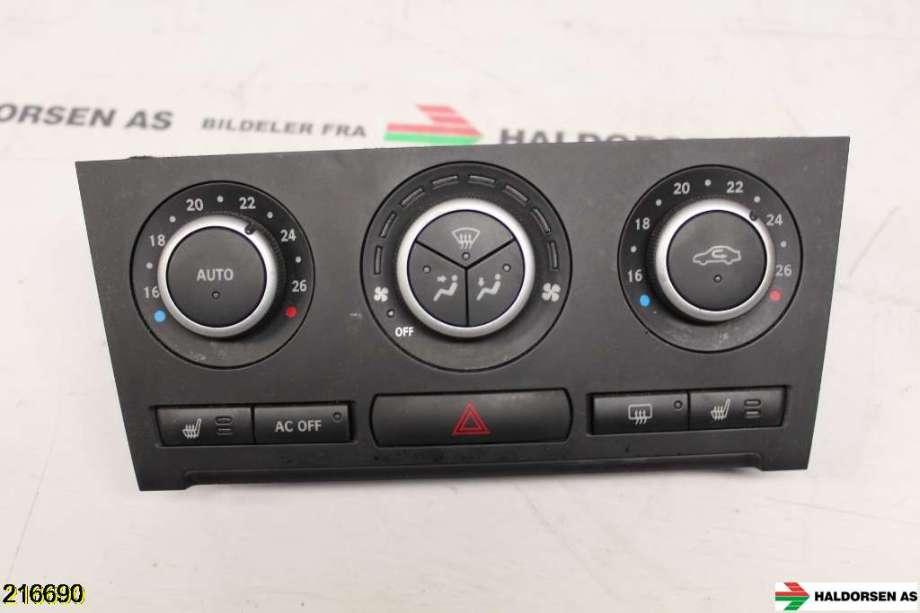 Varmeapparat betjening til Saab 9-3 2003-2007 (Type II, Fase 1)  (SAAB|12772892|)