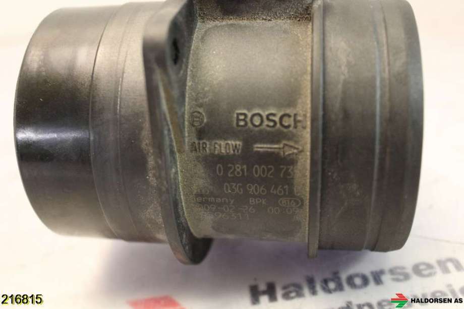 Luftmengde/luftmassemåler til Audi A4, Allroad 2009-2016 (Type I) (B8) (B8) (AUDI|03G 906 461 C|)