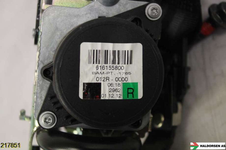 Sikkerhetsbelte foran høyre til Volvo V60 2010-2013 (Type I, Fase 1)  (VOLVO|39800482|)