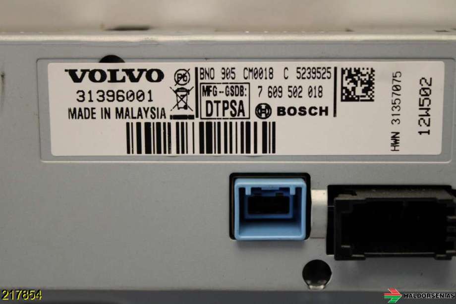 Instrument kjørecomputer til Volvo V60 2010-2013 (Type I, Fase 1)  (VOLVO|36050609|)