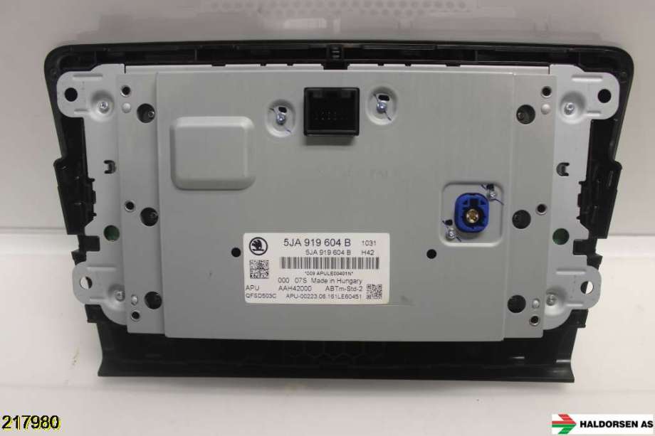Instrument kjørecomputer til Škoda Rapid 2012-2019  (SKODA|5JA 919 604 B|)