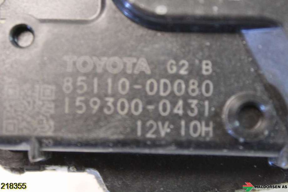 Viskermotor frontrute til Toyota Yaris 2006-2009 (Type II, Fase 1)  (TOYOTA|851100D080|)