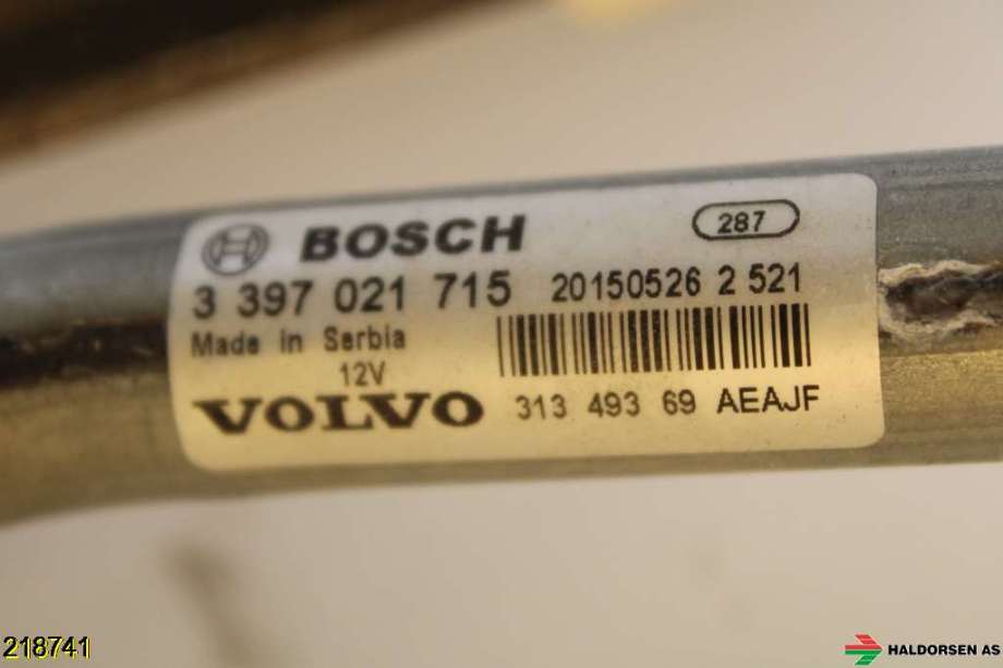 Viskermotor frontrute til Volvo XC90 2015-2025 (Type II)  (VOLVO|31425981|)