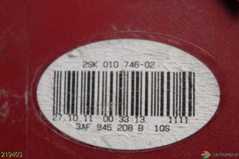 Baklykt høyre til VW Passat 2011-2015 (B7) (B7) (VOLKSWAGEN|3AF 945 208 B|)