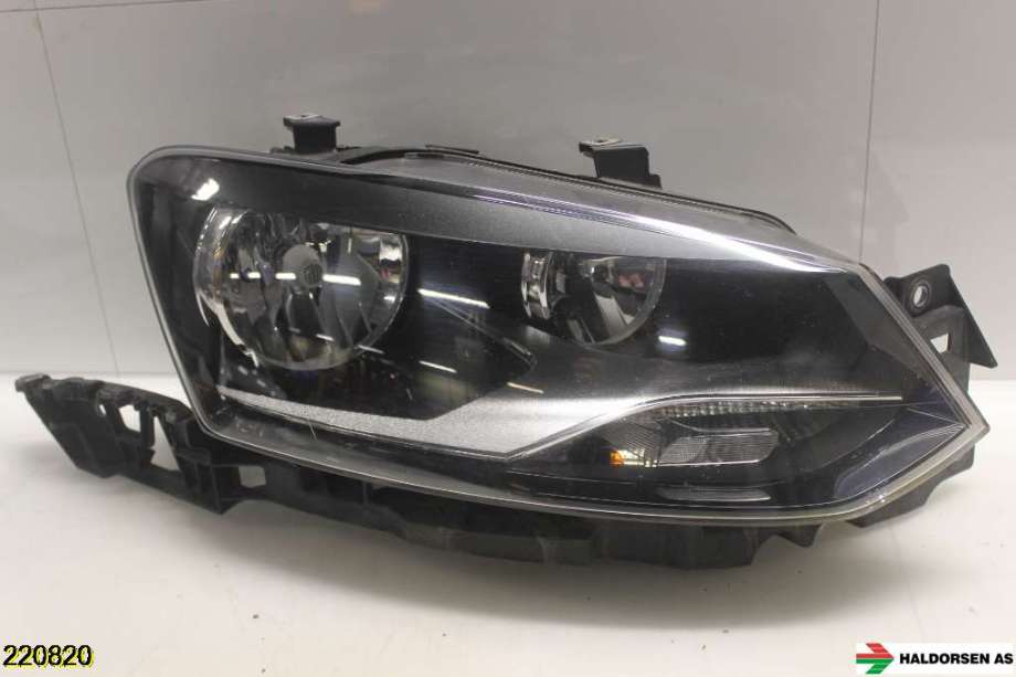 Frontlykt høyre halogen til VW Polo 2009-2014 (Type V, Fase 1)  (VOLKSWAGEN|6R1 941 008 E|)