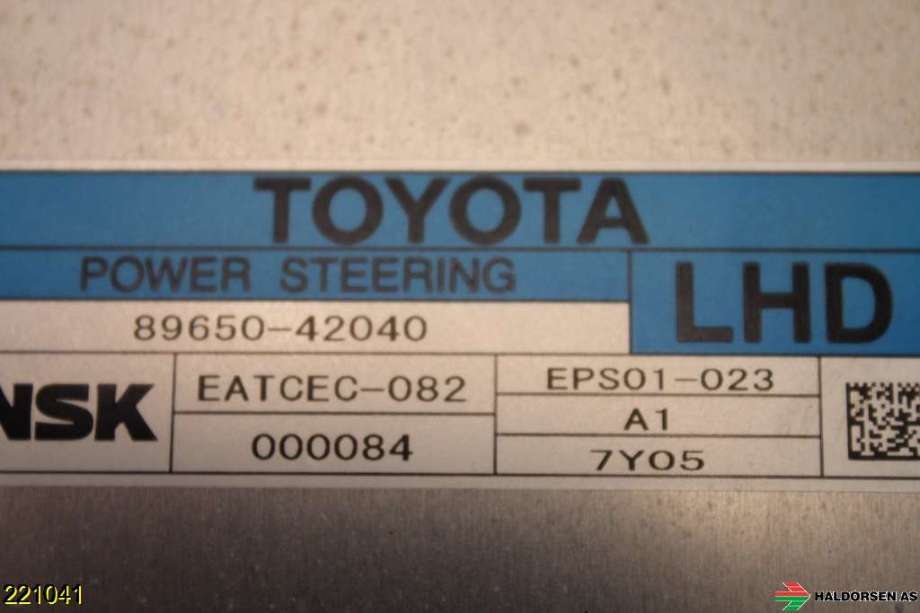 Styreenhet diverse til Toyota RAV4 2006-2009 (Type III, Fase 1)  (TOYOTA||89650-42040)