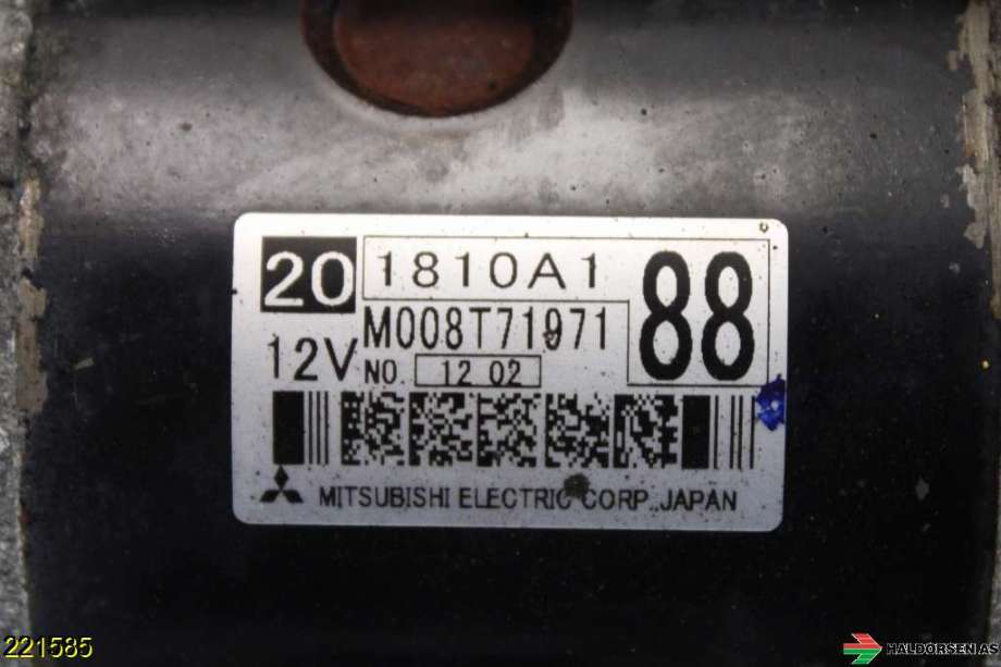 Starter diesel til Mitsubishi ASX 2010-2019  (MITSUBISHI|1810A188||M008T71971)