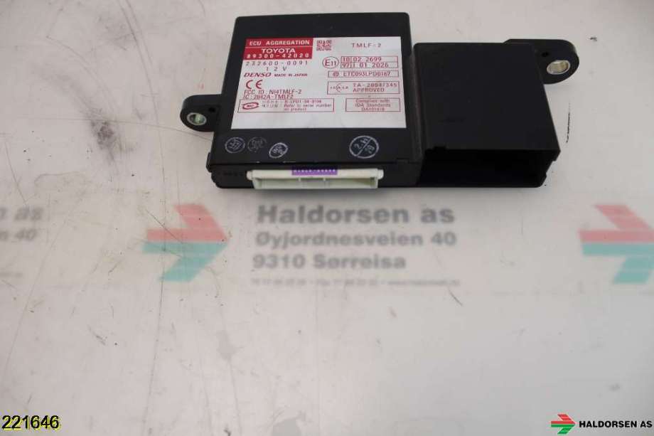 Styreenhet diverse til Toyota RAV4, 2006-2009 (Type III, Fase 1)  (TOYOTA|89300-42020)