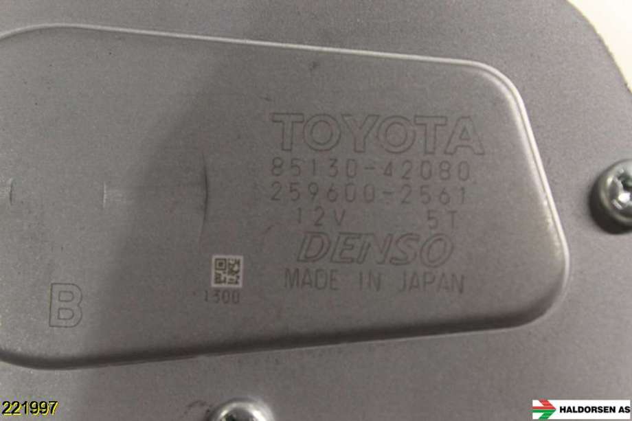Viskermotor bakrute til Toyota RAV4 2016-2019 (Type IV, Fase 2)  (TOYOTA|85130-42080|)