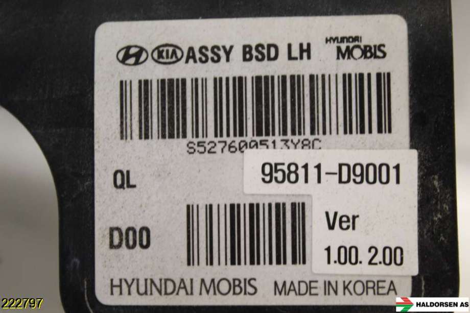 Sensor radar til Kia Sportage 2016-2021 (Type IV)  (KIA|95811D 9000|)