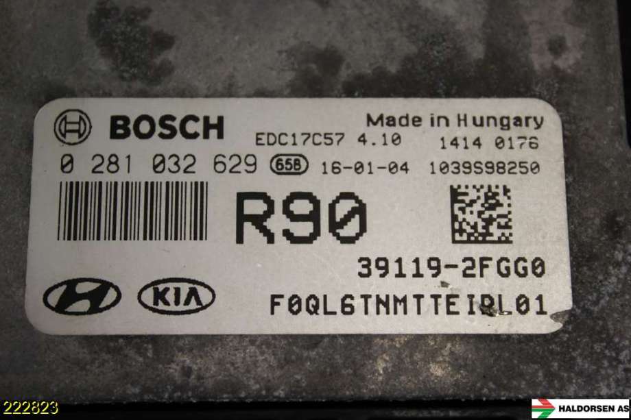 Styreenhet motor til Kia Sportage 2016-2021 (Type IV)  (KIA|39119 2FGG0|0 281 032 629|)