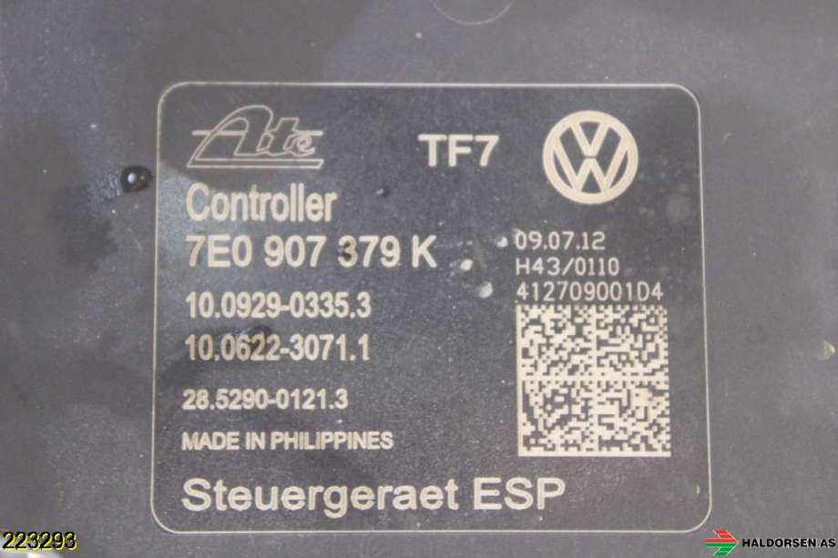ABS sentral til VW Transporter / Caravelle 2009-2015 (Fase 2) (T5) (T5) (VOLKSWAGEN|7E0 614 517 H|)