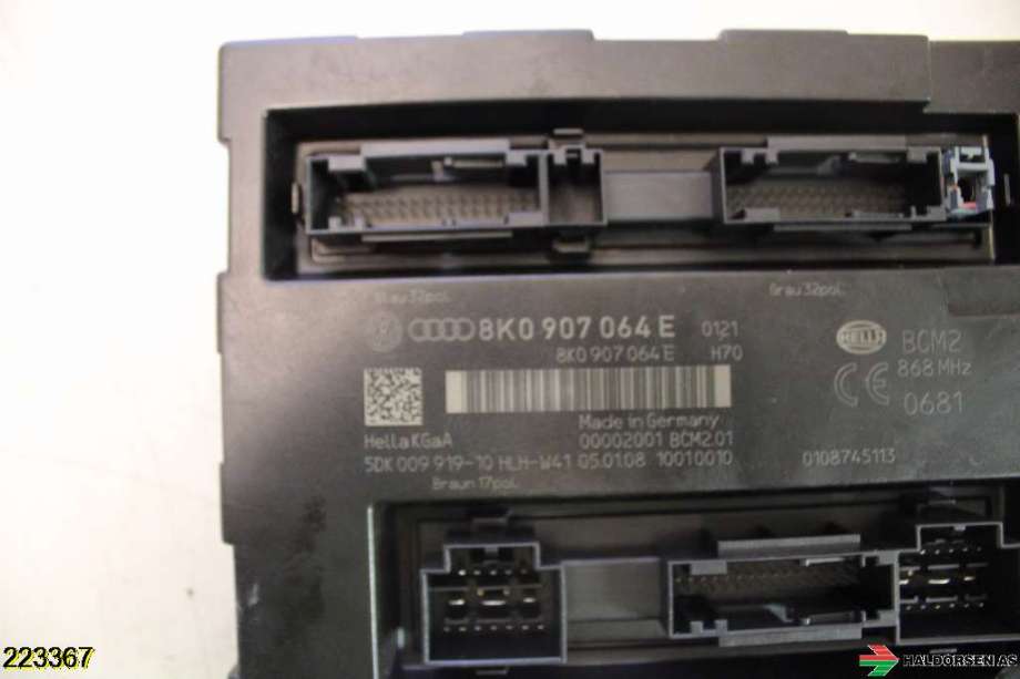Styreenhet comfort (BCM) til Audi A5 2007-2016 (Type I)  (AUDI||8KO 907 064 E)