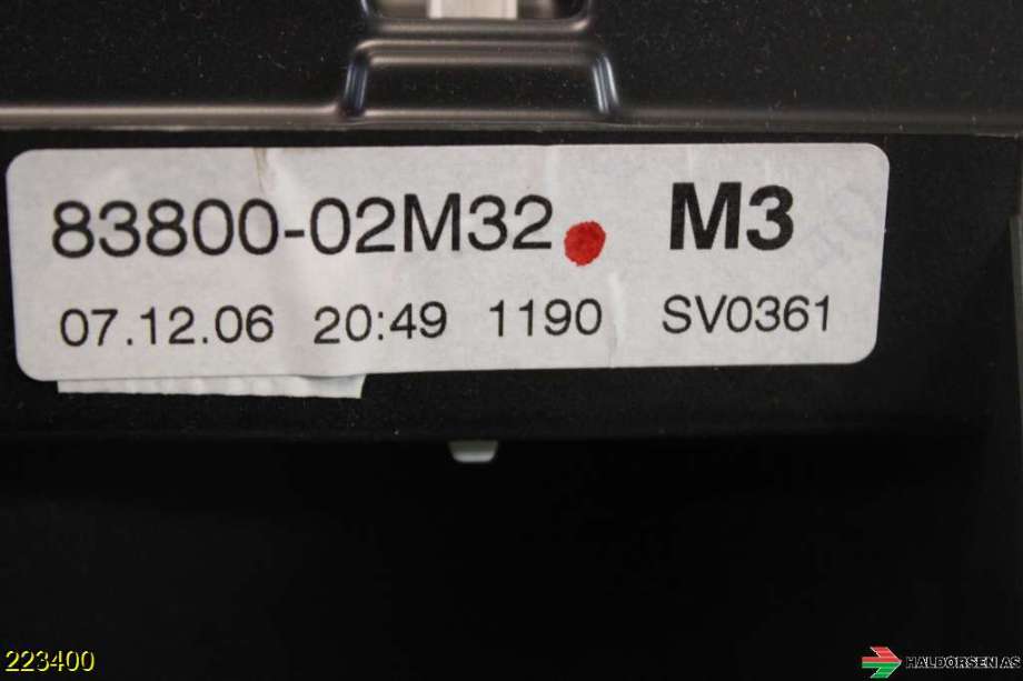 Instrumentpanel til Toyota Auris 2007-2010 (Type I, Fase 1)  (TOYOTA|8380002M32|)