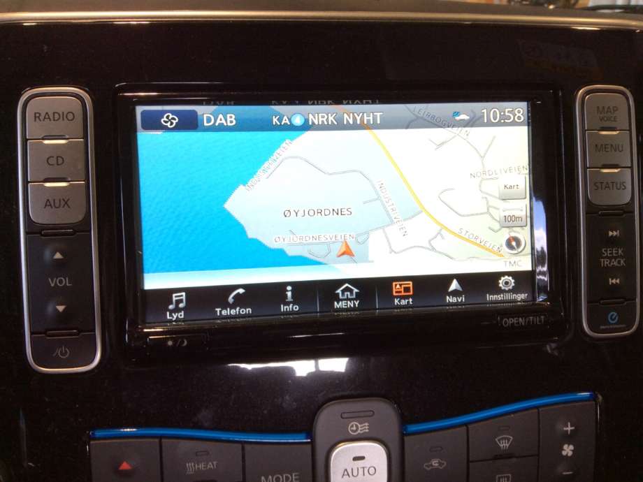 Bilstereo navigasjon til Nissan NV200, 2010-2019  (NISSAN|259156WX1A)