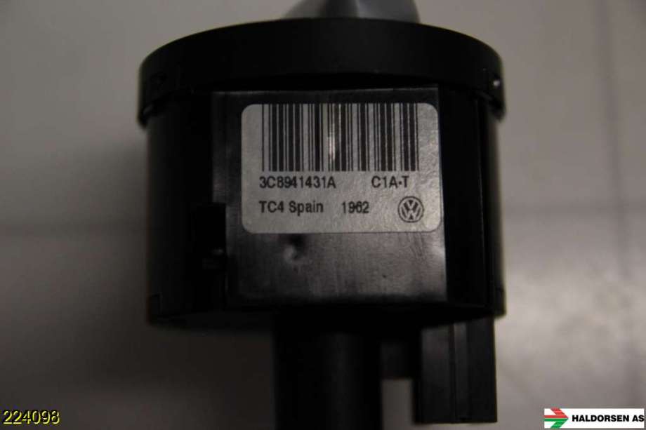 Bryter lys til VW Touran 2010-2015 (Type I, Fase 3)  (VOLKSWAGEN|3C8 941 431 A|)