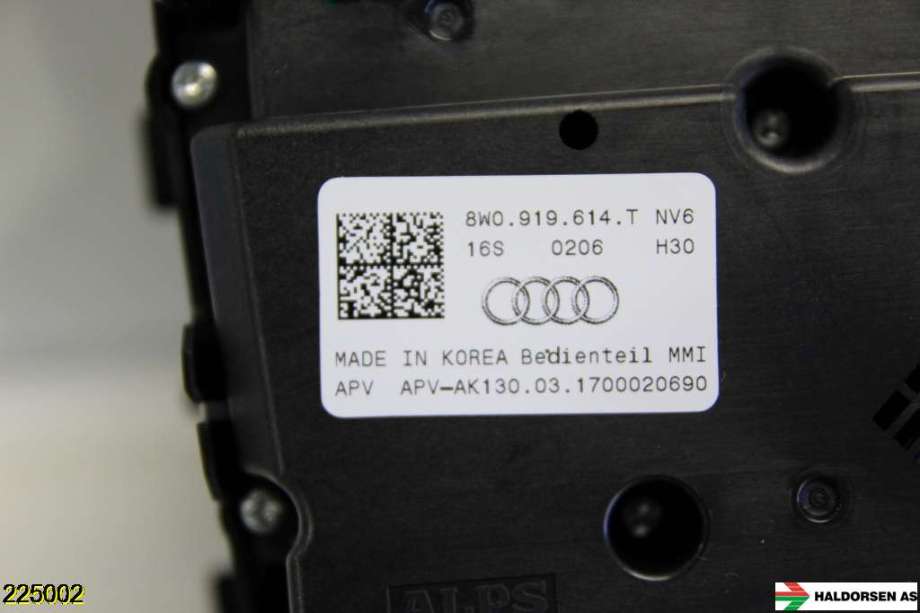Bryter diverse til Audi A4 2015-2019 (Type V, Fase 1) (B9) (B9) (AUDI|8W0 919 614 T|)