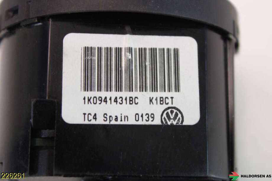 Bryter lys til VW Caddy 2004-2010 (Type III, Fase 1)  (VOLKSWAGEN|1K0941431 BC|)