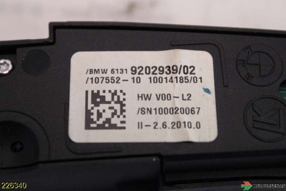 Bryter Antispinn til BMW X3 2010-2017 (F25) (F25) (BMW||9202939/02)