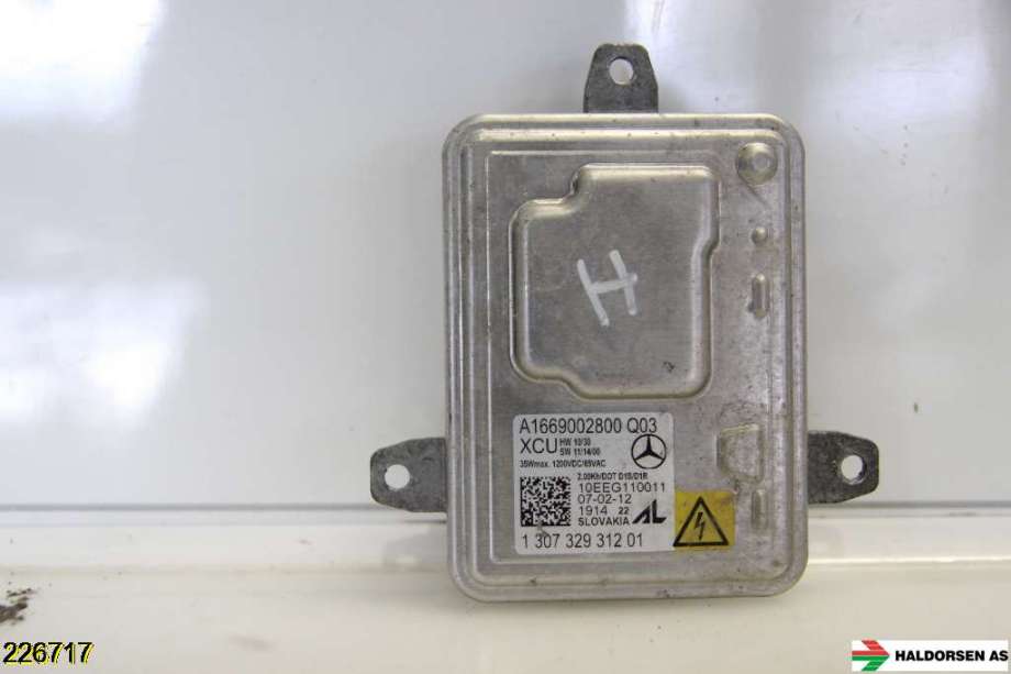 Styreenhet xenon/ballast til Mercedes C-Klasse, 2011-2014 (Fase 2) (W204) (W204) (MERCEDES|A 218 900 91 03)