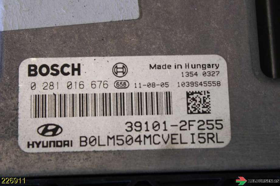 Styreenhet motor til Hyundai Ix35 2010-2015  (HYUNDAI|39101 2F255|)