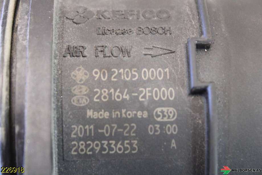 Luftmengde/luftmassemåler til Hyundai Ix35 2010-2015  (HYUNDAI|28164 2F000|)