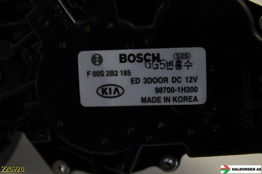 Viskermotor bakrute til Hyundai Ix35 2010-2015  (HYUNDAI|98700 1H300|)
