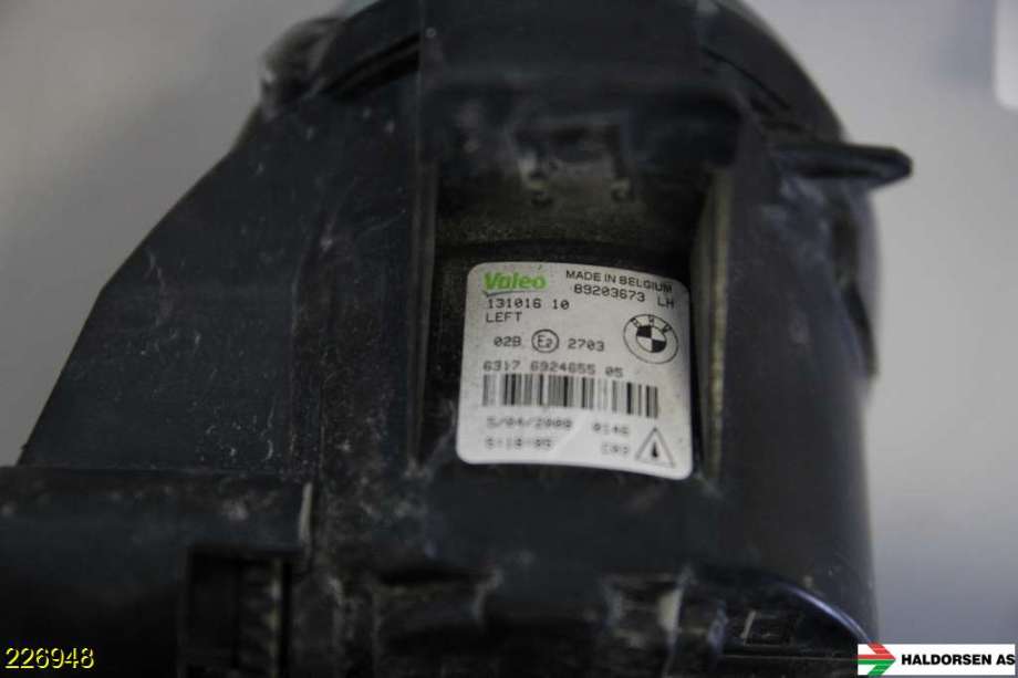Tåkelykt venstre foran til BMW X3 2007-2010 (Fase 2) (E83) (E83) (BMW|63 17 6 924 655|)