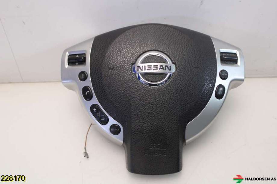 Airbag rattpute til Nissan Qashqai 2007-2010 (Type I, Fase 1)  (NISSAN|98510JD16D|)