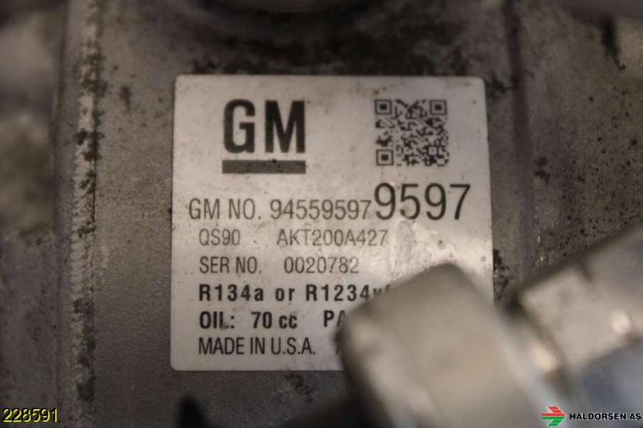 Aircondition kompressor til Opel Mokka 2012-2016 (Type I, Fase 1)  (OPEL|42698440|)