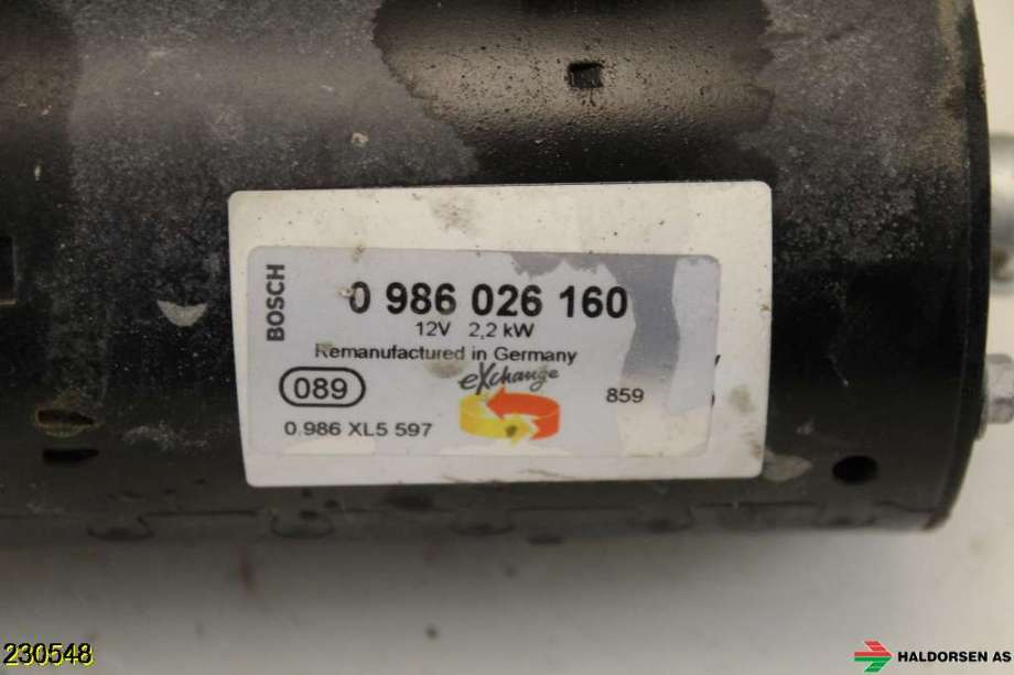 Starter diesel til VW Passat 2011-2015 (B7) (B7) (VOLKSWAGEN|02M 911 024 C|)