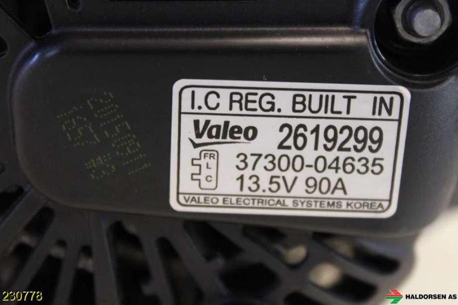 Dynamo til Kia Picanto 2011-2017 (Type II)  (KIA|37300 04635|)