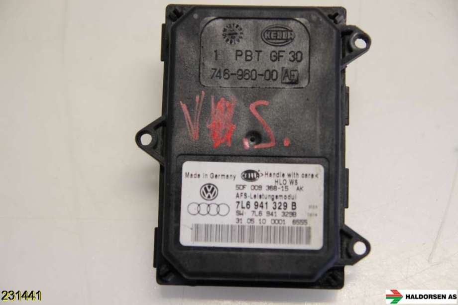 Styreenhet xenon/ballast til Škoda Octavia 2009-2013 (Type II, Fase 2)  (SKODA|7L6 941 329 B|)