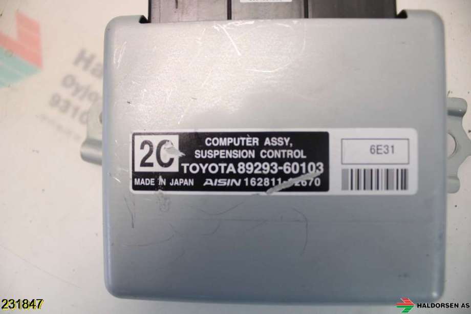 Styreenhet nivå/luftfjæring til Toyota Land Cruiser 150 2014-->> (Fase 2)  (TOYOTA||89293-60103)