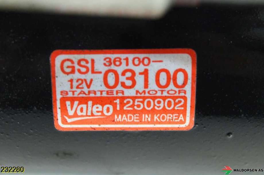Starter til Hyundai i20 2009-2014 (Type I)  (HYUNDAI|36100 03100|)